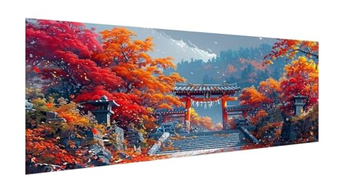 Diamond Painting Erwachsene Groß XXL 140x70cm,Diamant Painting Bilder Landschaft Diamant Paintings Kinder Baum,DIY Runder Vollbohrer Diamanten Malerei Stickerei Kreuzstich Bastelset,Zimmer Deko X2-108 von Xhgtehng