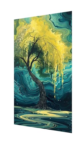 Diamond Painting Erwachsene Groß XXL 220x100cm,Diamant Painting Bilder Baum Diamant Paintings Kinder Abstrakt,DIY Runder Vollbohrer Diamanten Malerei Stickerei Kreuzstich Bastelset,Zimmer Deko X2-1188 von Xhgtehng