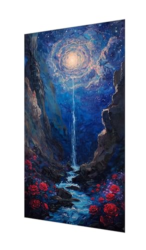 Diamond Painting Erwachsene Groß XXL 220x100cm,Diamant Painting Bilder Rose Diamant Paintings Kinder Strudel,DIY Runder Vollbohrer Diamanten Malerei Stickerei Kreuzstich Bastelset,Zimmer Deko X2-1178 von Xhgtehng