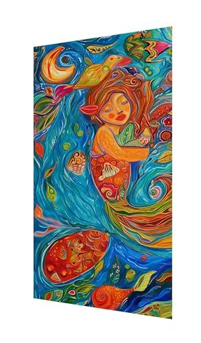 Diamond Painting Frau Diamant Painting Bilder Erwachsene, 5D Diamond-painting Abstrakt Malen Nach Zahle Anfänger, DIY Mosaikherstellung Basteln Mädchen Geschenke, Deko Wohnzimmer 100x50cm X2-1167 von Xhgtehng