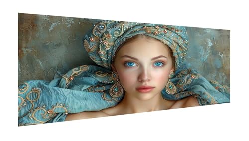 Diamond Painting Frau Diamant Painting Bilder Erwachsene, 5D Diamond-painting Sexy Malen Nach Zahle Kinder Anfänger, DIY Mosaikherstellung Basteln Mädchen Geschenke, Deko Wohnzimmer 180x90cm X2-113 von Xhgtehng