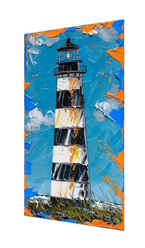 Diamond Painting Leuchtturm Diamant Painting Bilder Erwachsene, 5D Diamond-painting Anlage Malen Nach Zahle Kinder Anfänger, DIY Mosaikherstellung Basteln Mädchen, Deko Wohnzimmer 160x80cm X2-1115 von Xhgtehng