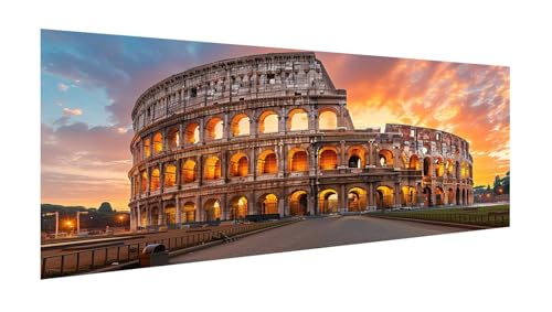 Diamond Painting Stadt Diamant Painting Bilder Erwachsene, 5D Diamond-painting Sonnenaufgang Malen Nach Zahle Kinder Anfänger, DIY Mosaikherstellung Basteln Mädchen, Deko Wohnzimmer 100x50cm X2-503 von Xhgtehng