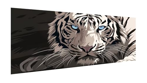 Diamond Painting Tier Diamant Painting Bilder Erwachsene, 5D Diamond-painting Tiger Malen Nach Zahle Kinder Anfänger, DIY Mosaikherstellung Basteln Mädchen Geschenke, Deko Wohnzimmer 80x40cm X2-537 Diamond Painting Tier Diamant Painting Bilder Erwachsene, 5D Diamond-painting Tiger Malen Nach Zahle Kinder Anfänger, DIY Mosaikherstellung Basteln Mädchen Geschenke, Deko Wohnzimmer 80x40cm X2-537 von Xhgtehng