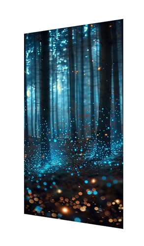 Diamond Painting Wald Diamant Painting Bilder Erwachsene, 5D Diamond-painting Landschaft Malen Nach Zahle Anfänger, DIY Mosaikherstellung Basteln Mädchen Geschenke, Deko Wohnzimmer 220x100cm X2-1099 von Xhgtehng