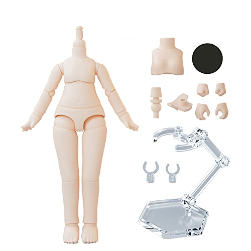 XiDonDon 1/12 Skala BJD Puppenkörper 9.6cm/11cm YMY2 Körper Action Figuren Ersatz Körper Puppe Zubehör (Sakura pink,11cm) von XiDonDon