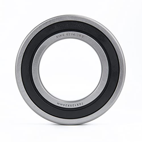 XiKe 1 Stück 6214-2RS Kugellager 70x125x24mm Chromstahl und Vorgeschmiert, Gummi Doppeldichtung, 6214RS Rillenkugellager mit Abdeckungen. XiKe 1 Stück 6214-2RS Kugellager 70x125x24mm Chromstahl und Vorgeschmiert, Gummi Doppeldichtung, 6214RS Rillenkugellager mit Abdeckungen. von XiKe