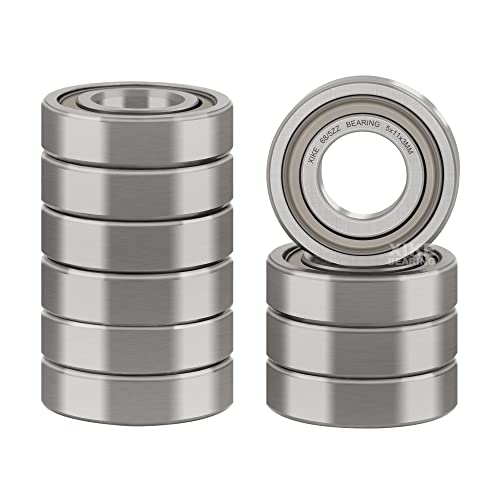 XiKe 10 Stück 685ZZ Mini Kugellager 5x11x5mm Chromstahl und Vorgeschmiert, 685-2Z Rillenkugellager mit Doppelter Metalldichtung. XiKe 10 Stück 685ZZ Mini Kugellager 5x11x5mm Chromstahl und Vorgeschmiert, 685-2Z Rillenkugellager mit Doppelter Metalldichtung. von XiKe