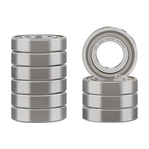 XiKe 10 Stück 688ZZ Mini Kugellager 8x16x5mm Chromstahl und Vorgeschmiert, 688-2Z Rillenkugellager mit Doppelter Metalldichtung. XiKe 10 Stück 688ZZ Mini Kugellager 8x16x5mm Chromstahl und Vorgeschmiert, 688-2Z Rillenkugellager mit Doppelter Metalldichtung. von XiKe