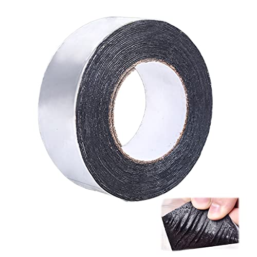 XiXiRan Bitumenband Selbstklebend Schwarz 50mm x 10m, Dicke 1,5 mm Klebeband Wasserdicht Außen, Reperaturband Stark Klebend Wetterfest Geeignet für Fensterfugen, Metall, Fliesen, Farbstahlfliesen XiXiRan Bitumenband Selbstklebend Schwarz 50mm x 10m, Dicke 1,5 mm Klebeband Wasserdicht Außen, Reperaturband Stark Klebend Wetterfest Geeignet für Fensterfugen, Metall, Fliesen, Farbstahlfliesen von XiXiRan