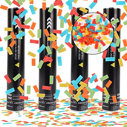 Konfetti Shooter*4, XiXiRan Konfettikanone Hochzeit, Konfettikanonen Hochzeit, Party Popper Bunt, Confetti Cannon, Handheld Konfetti Rohr, Konfetti Bombe, Party Konfettikanone, Konfetti Pistolen Set Konfetti Shooter*4, XiXiRan Konfettikanone Hochzeit, Konfettikanonen Hochzeit, Party Popper Bunt, Confetti Cannon, Handheld Konfetti Rohr, Konfetti Bombe, Party Konfettikanone, Konfetti Pistolen Set von XiXiRan
