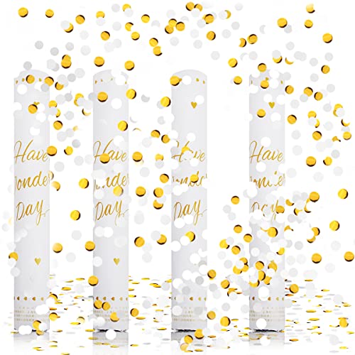 Konfettikanone Papier*4pcs, XiXiRan Konfettikanone Geburtstag, 38cm Party Popper, Konfetti Pistolen Set, Konfetti Bombe, Konfetti Shooter, Konfettikanone Gender Reveal, Konfetti Kanonen Poppers Konfettikanone Papier*4pcs, XiXiRan Konfettikanone Geburtstag, 38cm Party Popper, Konfetti Pistolen Set, Konfetti Bombe, Konfetti Shooter, Konfettikanone Gender Reveal, Konfetti Kanonen Poppers von XiXiRan