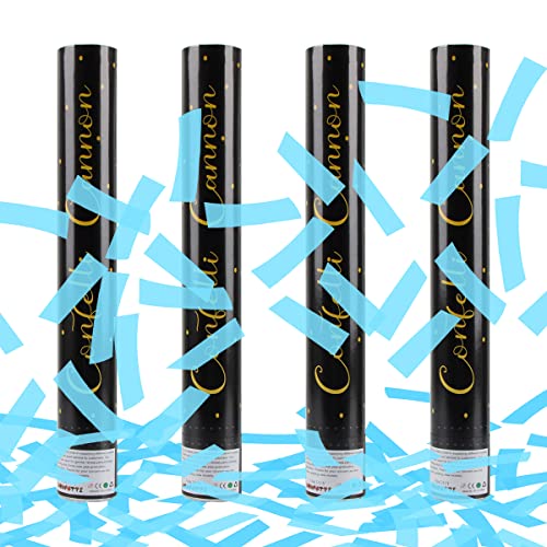 Konfettikanone Klebreispapier*4pcs, XiXiRan Konfettikanone Geburtstag, Party Popper, Konfetti Pistolen Set, Konfetti Bombe, Konfetti Shooter, Konfettikanone Gender Reveal, Konfetti Kanonen Poppers Konfettikanone Klebreispapier*4pcs, XiXiRan Konfettikanone Geburtstag, Party Popper, Konfetti Pistolen Set, Konfetti Bombe, Konfetti Shooter, Konfettikanone Gender Reveal, Konfetti Kanonen Poppers von XiXiRan