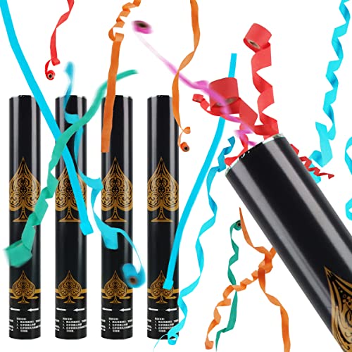 Konfettikanone Papier*4pcs, XiXiRan Konfettikanone Geburtstag, Party Popper, Konfetti Pistolen Set, Konfetti Bombe, Konfetti Shooter, Konfettikanone Party, Konfetti Kanonen Poppers Konfettikanone Papier*4pcs, XiXiRan Konfettikanone Geburtstag, Party Popper, Konfetti Pistolen Set, Konfetti Bombe, Konfetti Shooter, Konfettikanone Party, Konfetti Kanonen Poppers von XiXiRan