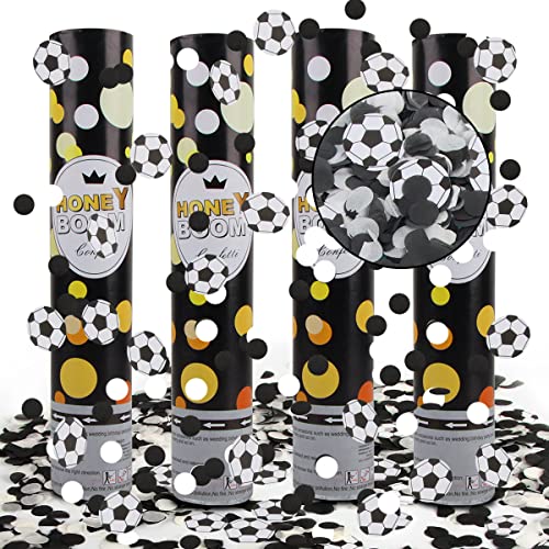 Konfettikanonen Geburtstag*4Pcs, XiXiRan Konfettikanone Hochzeit, 7 Stile, Konfetti Shooter, Party Popper Konfetti, Confetti Cannon, Konfetti Bombe, Party Konfettikanone, Konfetti Pistolen Set von XiXiRan