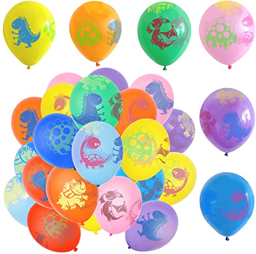 Luftballons Dinosaurier Set, XiXiRan 100pcs Dinosaurier Geburtstag Deko, Dino Luftballons Geburtstag, Geburtstagsdeko Dino, Dinosaurier Deko Kindergeburtstag, Geburtstag Dino Ballons, Dino Party Set von XiXiRan