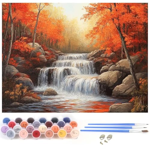 Malen Nach Zahlen Erwachsene Herbst Malen Nach Zahlen Baum, DIY Bastelset Erwachsene Knitterfreie Leinwand Kit für Kinder Anfänger Mit 3-Pinseln und Acrylfarbe, Geschenke für Frauen 90x120cm y-1192 Malen Nach Zahlen Erwachsene Herbst Malen Nach Zahlen Baum, DIY Bastelset Erwachsene Knitterfreie Leinwand Kit für Kinder Anfänger Mit 3-Pinseln und Acrylfarbe, Geschenke für Frauen 90x120cm y-1192 von Xiaboor