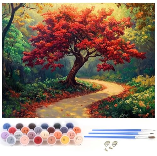 Malen Nach Zahlen Erwachsene Herbst Malen Nach Zahlen Baum, DIY Bastelset Erwachsene Knitterfreie Leinwand Kit für Kinder und Anfänger Mit 3-Pinseln und Acrylfarbe, Geschenke für Frauen 50x70cm y-1194 Malen Nach Zahlen Erwachsene Herbst Malen Nach Zahlen Baum, DIY Bastelset Erwachsene Knitterfreie Leinwand Kit für Kinder und Anfänger Mit 3-Pinseln und Acrylfarbe, Geschenke für Frauen 50x70cm y-1194 von Xiaboor