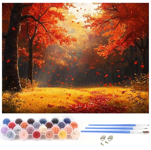 Malen Nach Zahlen Erwachsene Herbst Malen Nach Zahlen Baum, DIY Bastelset Erwachsene Knitterfreie Leinwand Kit für Kinder und Anfänger Mit 3-Pinseln und Acrylfarbe, Geschenke für Frauen 50x70cm y-1193 Malen Nach Zahlen Erwachsene Herbst Malen Nach Zahlen Baum, DIY Bastelset Erwachsene Knitterfreie Leinwand Kit für Kinder und Anfänger Mit 3-Pinseln und Acrylfarbe, Geschenke für Frauen 50x70cm y-1193 von Xiaboor