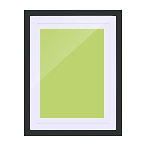 Xiaheipi A3 29.7x42 cm schwarz diamond painting poster aufsteller bilderrahmen bilderreahmen fotorahmen holzrahmen passepartout für zertifikat bilder foto zum aufhängen (Schwarz) von Xiaheipi