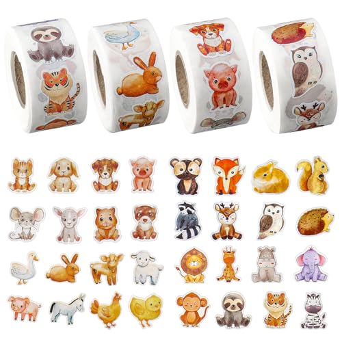 Xialvyu 2000 Stück Tier Aufkleber, Aufkleber Kinder, Tieraufkleber Animal Sticker Kinder Tiermuster Sticker Cartoon Tier Aufkleber Tier Belohnungsaufkleber Kinder Lehrerpreis Motivation Aufkleber Xialvyu 2000 Stück Tier Aufkleber, Aufkleber Kinder, Tieraufkleber Animal Sticker Kinder Tiermuster Sticker Cartoon Tier Aufkleber Tier Belohnungsaufkleber Kinder Lehrerpreis Motivation Aufkleber von Xialvyu