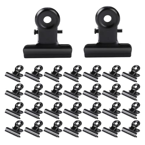 50 Stück Kleine Bulldogge Büroklammern Schwarz 22mm Papierklammern Mini Papiergeld Binder Klemmen für Fotos Büro Küche Hause 50 Stück Kleine Bulldogge Büroklammern Schwarz 22mm Papierklammern Mini Papiergeld Binder Klemmen für Fotos Büro Küche Hause von Xianjuun