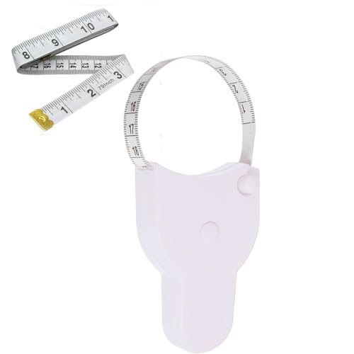 Maßband Körper 2er Set Automatisch rückrollendes (150cm) + 2m Weiches Maßband (2cm Breite) Präzisionsmessung für Fitness Diät & Schneiderarbeiten von Xianjuun