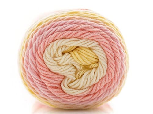 100 g segmentgefärbtes Garn, 5 Stränge, Wolle, handgefertigt, Strickgarn für Pullover, Mützen, Schals, Sofakissen (03) von Xiao Hua