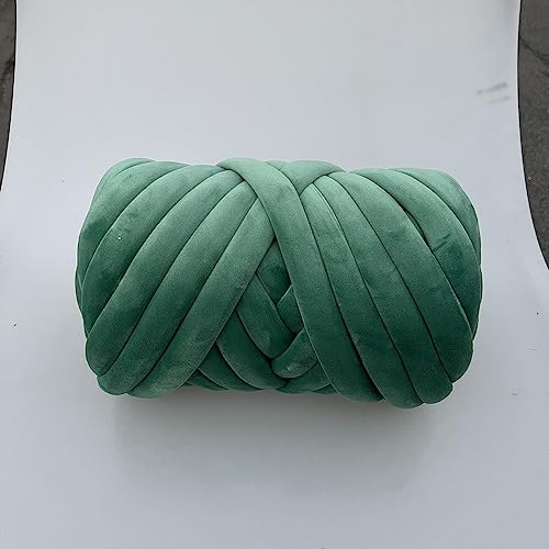 250 g grobes Garn für Armstricken, Häkeln, Decke, weiche, extra Baumwolle, waschbar, Schlauch, sperriges Riesengarn für Weben, Basteln, Häkeln, DIY, Sofa, Bett, Decke, Kissen, Haustierbett, Dunkelgrün 250 g grobes Garn für Armstricken, Häkeln, Decke, weiche, extra Baumwolle, waschbar, Schlauch, sperriges Riesengarn für Weben, Basteln, Häkeln, DIY, Sofa, Bett, Decke, Kissen, Haustierbett, Dunkelgrün von Xiao Hua