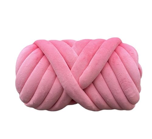 250 g grobes Garn für Armstricken, Häkeln, Decke, weiche, extra Baumwolle, waschbar, Schlauch, sperriges Riesengarn für Weben, Basteln, Häkeln, DIY, Sofa, Bett, Decke, Kissen, Haustierbett, Rosa B 250 g grobes Garn für Armstricken, Häkeln, Decke, weiche, extra Baumwolle, waschbar, Schlauch, sperriges Riesengarn für Weben, Basteln, Häkeln, DIY, Sofa, Bett, Decke, Kissen, Haustierbett, Rosa B von Xiao Hua