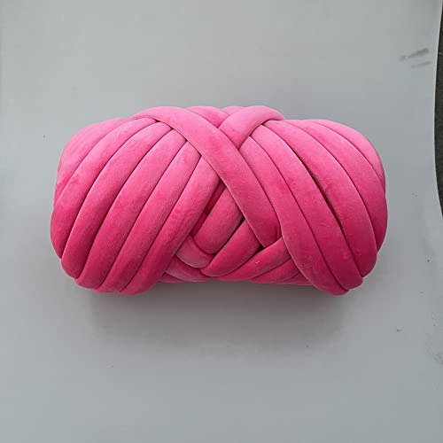 250 g grobes Garn für Armstricken, Häkeln, Decke, weiche, extra Baumwolle, waschbar, Schlauch, sperriges Riesengarn für Weben, Basteln, Häkeln, Sofa, Bett, Decke, Kissen, Haustierbett, Rose 250 g grobes Garn für Armstricken, Häkeln, Decke, weiche, extra Baumwolle, waschbar, Schlauch, sperriges Riesengarn für Weben, Basteln, Häkeln, Sofa, Bett, Decke, Kissen, Haustierbett, Rose von Xiao Hua