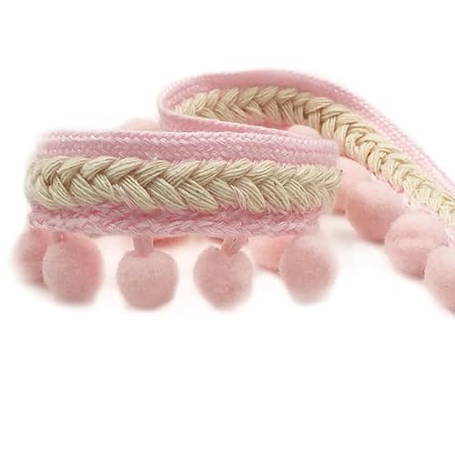 Fransenborte für Vorhänge, Quasten, geflochtenes Nähband, Polsterstoff, Rolle, Rosa Fransenborte für Vorhänge, Quasten, geflochtenes Nähband, Polsterstoff, Rolle, Rosa von Xiao Hua