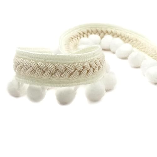 Fransenborte für Vorhänge, Quasten, geflochtenes Nähband, Polsterstoff, Rolle, Weiß Fransenborte für Vorhänge, Quasten, geflochtenes Nähband, Polsterstoff, Rolle, Weiß von Xiao Hua