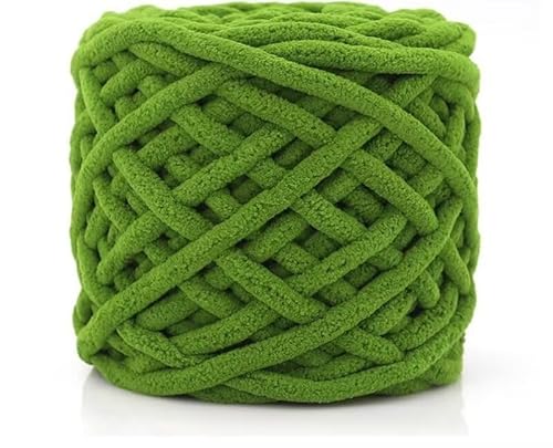 Grobes Garn, superweiches Acryl, sperrig, dick, waschbar, für Armstricken, DIY, handgefertigte Decken, Schals, Pullover, Creme, ca. 100 g (A14) von Xiao Hua