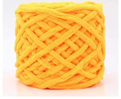 Grobes Garn, superweiches Acryl, sperrig, dick, waschbar, für Armstricken, DIY, handgefertigte Decken, Schals, Pullover, Creme, ca. 100 g (A16) von Xiao Hua