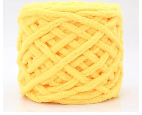 Grobes Garn, superweiches Acryl, sperrig, dick, waschbar, für Armstricken, DIY, handgefertigte Decken, Schals, Pullover, Creme, ca. 100 g (A23) von Xiao Hua