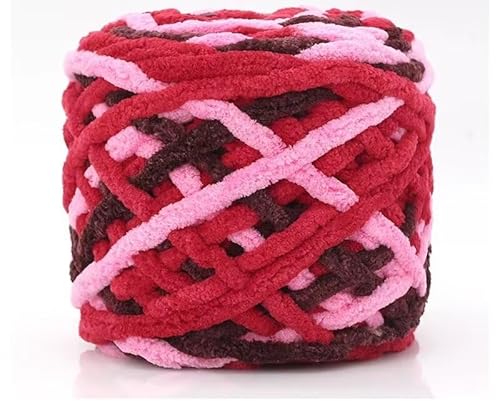Grobes Garn, superweiches Acryl, sperrig, dick, waschbar, für Armstricken, DIY, handgefertigte Decken, Schals, Pullover, Creme, ca. 100 g (A28) von Xiao Hua