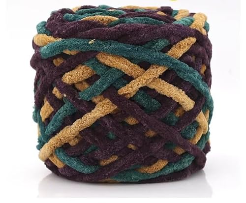 Grobes Garn, superweiches Acryl, sperrig, dick, waschbar, für Armstricken, DIY, handgefertigte Decken, Schals, Pullover, Creme, ca. 100 g (A29) von Xiao Hua