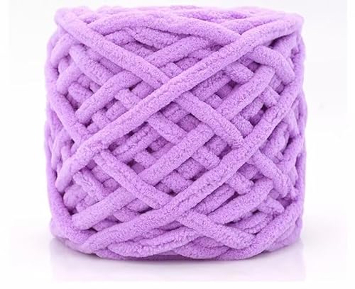Grobes Garn, superweiches Acryl, sperrig, dick, waschbar, für Armstricken, DIY, handgefertigte Decken, Schals, Pullover, Creme, ca. 100 g (A3) von Xiao Hua