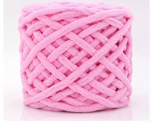 Grobes Garn, superweiches Acryl, sperrig, dick, waschbar, für Armstricken, DIY, handgefertigte Decken, Schals, Pullover, Creme, ca. 100 g (A6) von Xiao Hua
