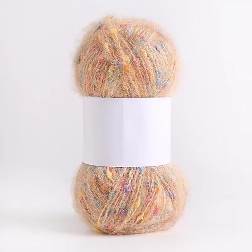 Mohair-Garne mit bunten Punkten, weiches Garn, handgestrickt, gehäkelt, gewebt, für Schal, Schal, Handwerk, 200 g, B Mohair-Garne mit bunten Punkten, weiches Garn, handgestrickt, gehäkelt, gewebt, für Schal, Schal, Handwerk, 200 g, B von Xiao Hua
