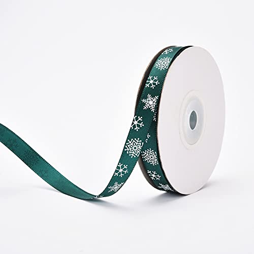 Weihnachtsband, Stoffband für Geschenkverpackungen, Weihnachtsbaumdekoration, Heim- und Weihnachtsdekorationen für drinnen und draußen, Dunkelgrün, 22 m Weihnachtsband, Stoffband für Geschenkverpackungen, Weihnachtsbaumdekoration, Heim- und Weihnachtsdekorationen für drinnen und draußen, Dunkelgrün, 22 m von Xiao Hua