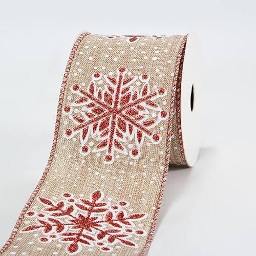 Weihnachtsband aus Jute, 9,1 m, Geschenkband, Weihnachtsdekoband für Kranz, Schleife, Geschenkdekoration, A02 Weihnachtsband aus Jute, 9,1 m, Geschenkband, Weihnachtsdekoband für Kranz, Schleife, Geschenkdekoration, A02 von Xiao Hua