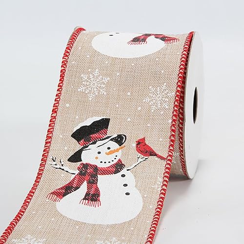 Weihnachtsband aus Jute, 9,1 m, Geschenkband, Weihnachtsdekoband für Kranz, Schleife, Geschenkdekoration, A07 Weihnachtsband aus Jute, 9,1 m, Geschenkband, Weihnachtsdekoband für Kranz, Schleife, Geschenkdekoration, A07 von Xiao Hua