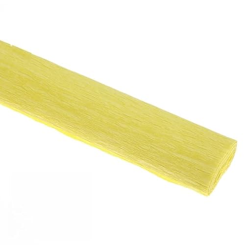 XIAO HUA Italienisches Premium-Krepppapier, Rolle, schwer, 180 g, Gelb 01 XIAO HUA Italienisches Premium-Krepppapier, Rolle, schwer, 180 g, Gelb 01 von Xiao Hua