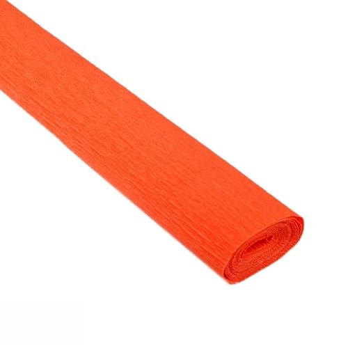 XIAO HUA Italienisches Premium-Krepppapier, schwer, 180 g, Mandarine von Xiao Hua