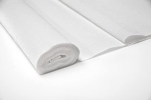 XIAO HUA Italienisches Premium-Krepppapier, schwer, 180 g, hellweiß XIAO HUA Italienisches Premium-Krepppapier, schwer, 180 g, hellweiß von Xiao Hua