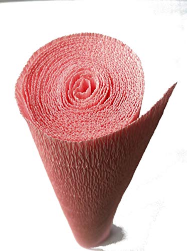 XIAO HUA Italienisches Premium-Krepppapier-Rolle, schwer, 180 g, Rosa von Xiao Hua