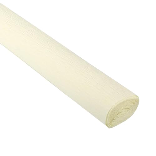 XIAO HUA Italienisches Premium-Krepppapier-Rolle, schwer, 180 g, französische Vanille von Xiao Hua