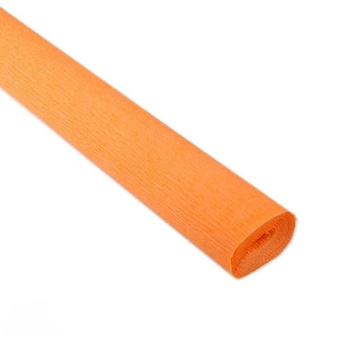 XIAO HUA Italienisches Premium-Krepppapierrolle, schwer, 180 g, leuchtend orange XIAO HUA Italienisches Premium-Krepppapierrolle, schwer, 180 g, leuchtend orange von Xiao Hua